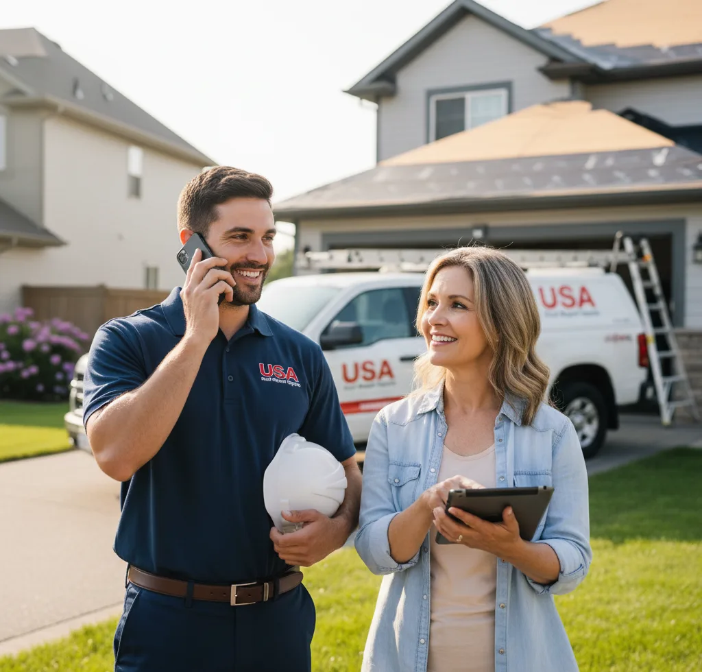 USA Roof Repair Experts customer support in Glen Mills